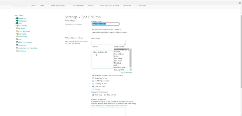 Beregnede kolonner i SharePoint |  Et overblikk
