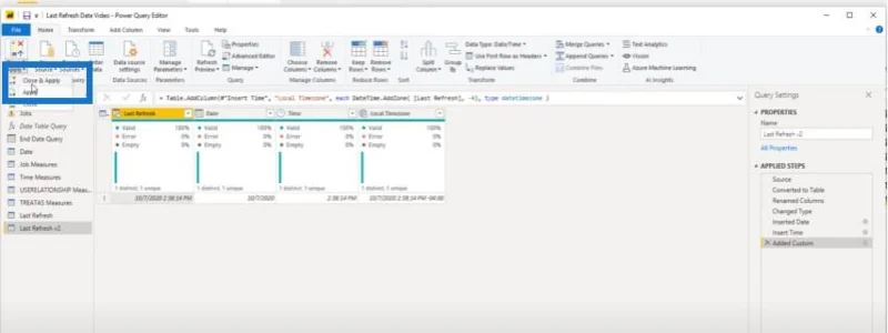 Vis siste oppdateringsdato/-klokkeslett i LuckyTemplate-rapportene dine