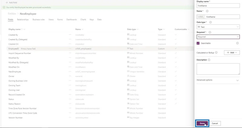 Common Data Service Entity Creation – LuckyTemplates