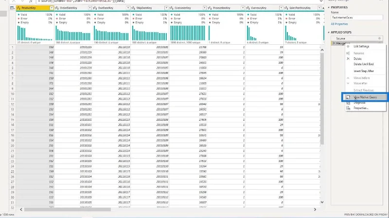 Spørrfolding og tilkobling til SQL Server