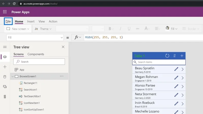 Príručka Microsoft Power Apps |  Kontrola chýb
