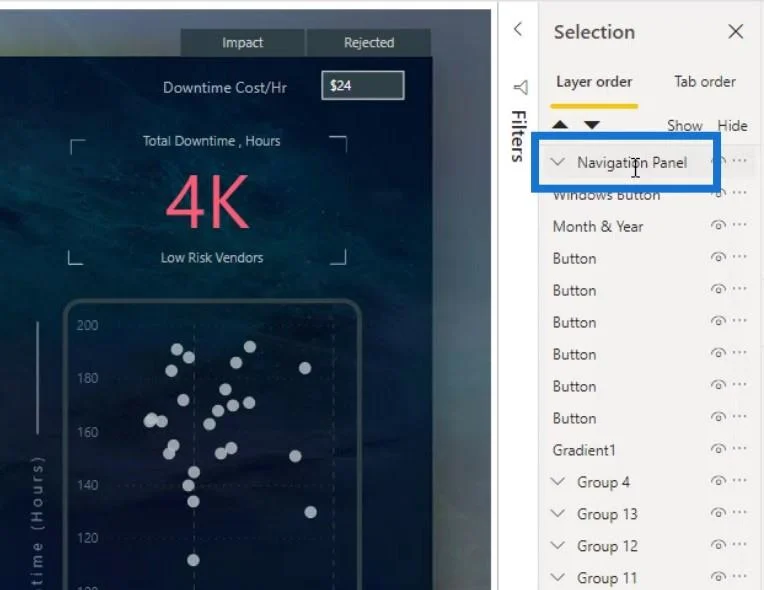 LuckyTemplates interaktive rapporter: Navigation og bogmærker