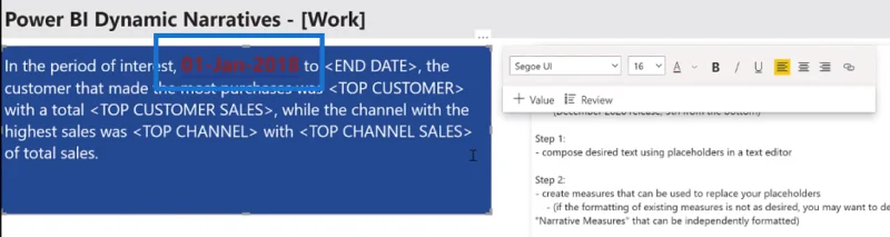 LuckyTemplates interaktive data – Vis dynamiske fortellinger
