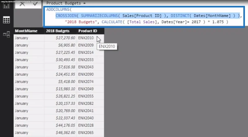Sådan bruges CROSSJOIN-funktionen – LuckyTemplates & DAX Tutorial