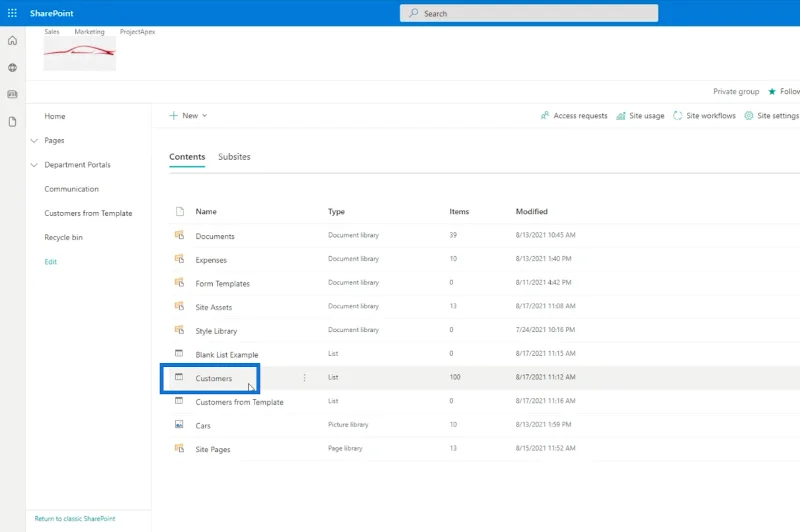 SharePoint-listeelement: Redigering av enkelt og flere elementer
