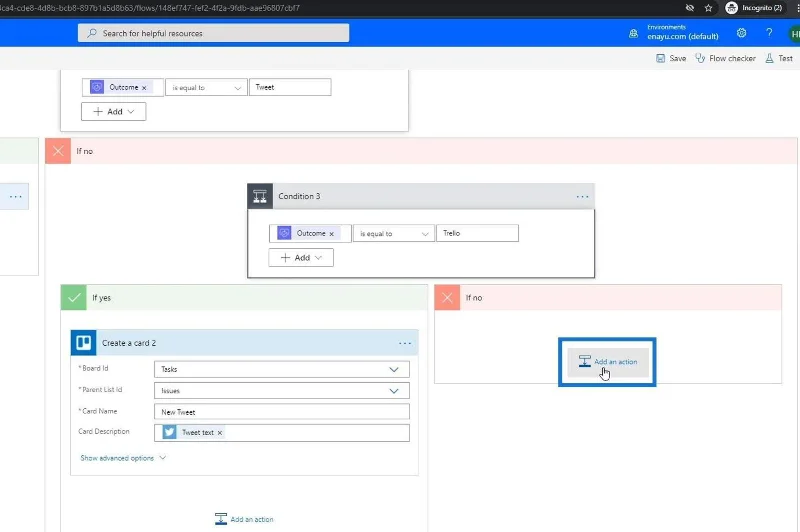 Microsoft Flow-godkjenning med flere alternativer