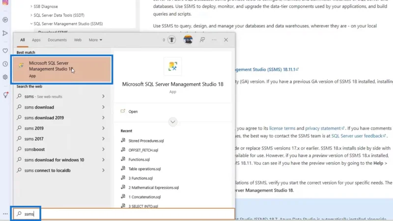 SQL Server download og installation